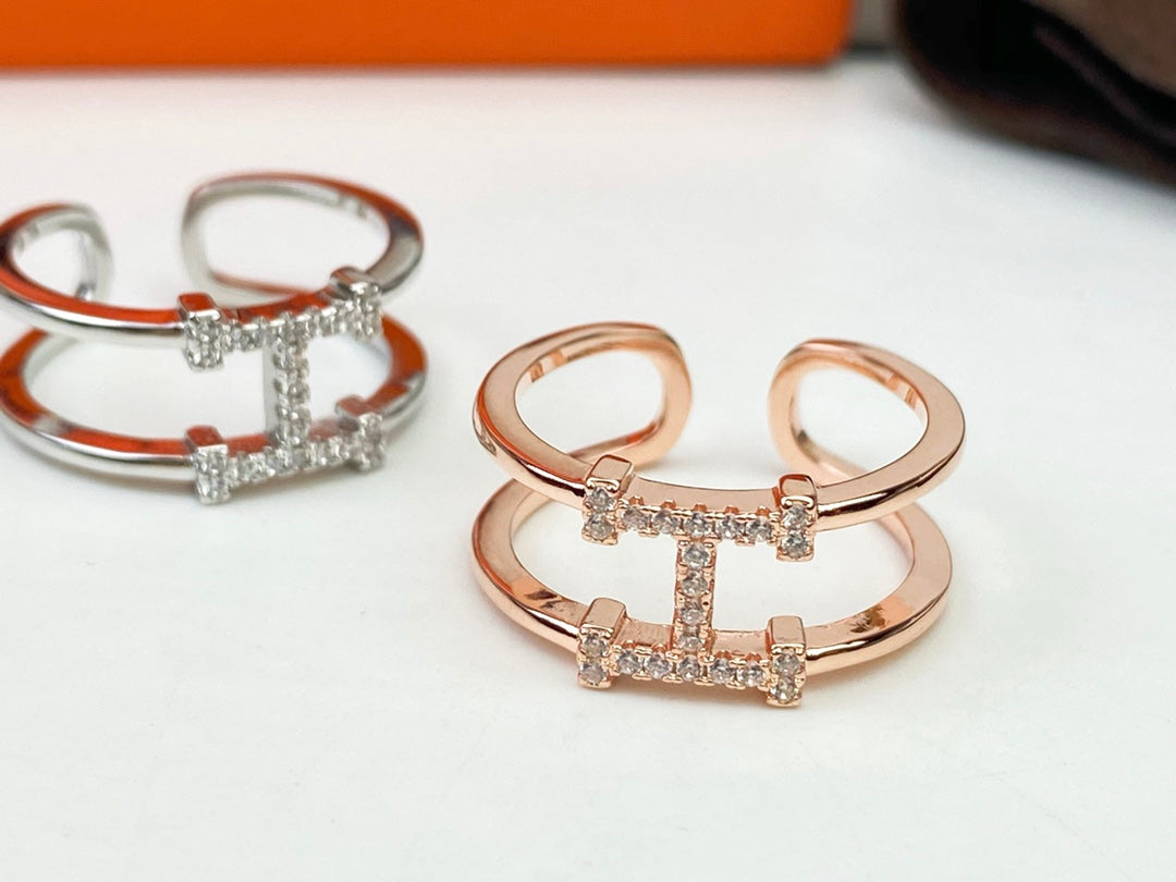 Hermes Ever Chaine D'ancre Ring - 18K Rose Gold